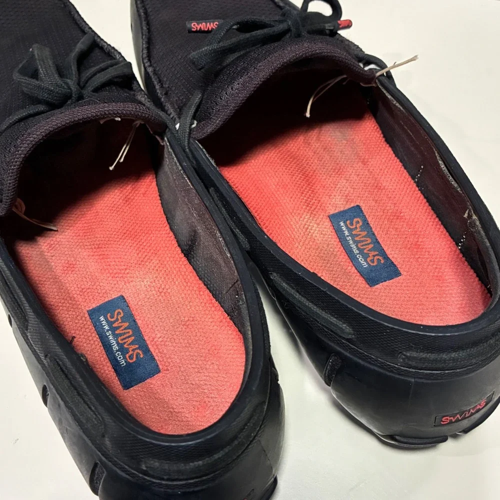 SWIMS Lace Loafer Mesh Rubber Driving Loafer Shoes Men's 9‎